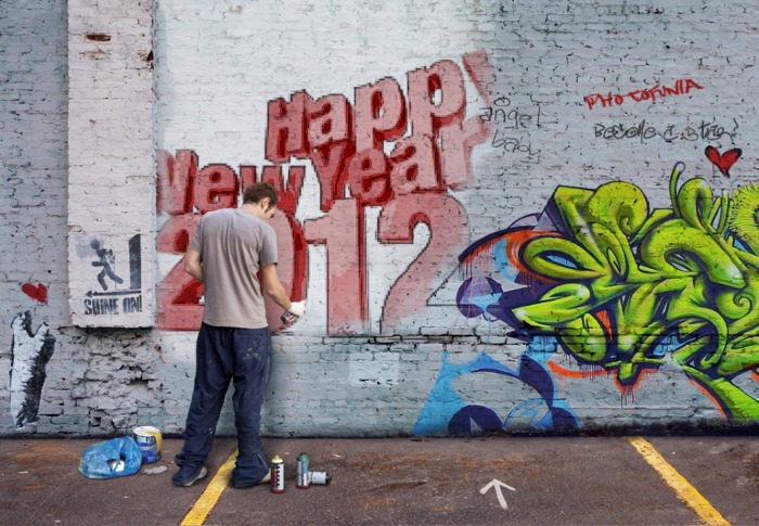Happy-New-Year-2012-graffiti